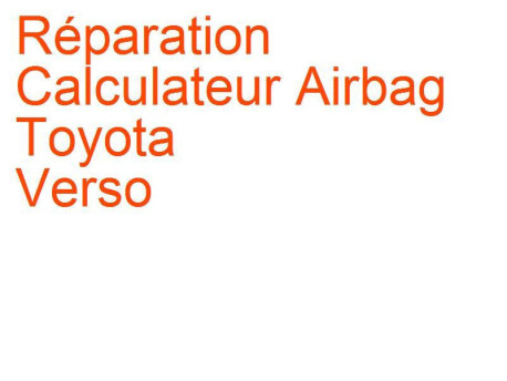 Calculateur Airbag Toyota Verso (2009-2013) phase 1