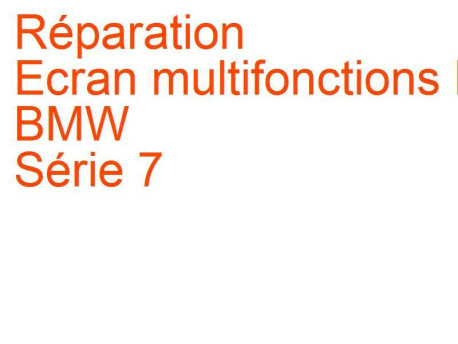 Ecran multifonctions MID BMW Série 7 (2001-2008) [E65]