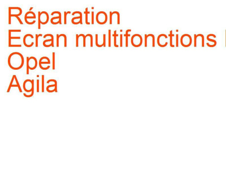 Ecran multifonctions MID Opel Agila 1 (2000-2008)