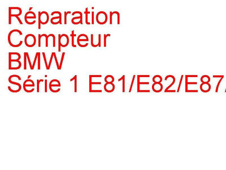 Compteur BMW Série 1 E81/E82/E87/E88 (2007-2011) phase 2