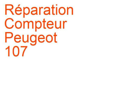 Compteur Peugeot 107 (2005-2008) [P] phase 1