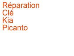 Clé Kia Picanto 1 (2007-2011) phase 2