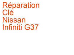 Clé Nissan Infiniti G37 (2008-)