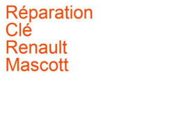 Clé Renault Mascott (1999-2004) phase 1