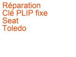 Clé PLIP fixe Seat Toledo 3 (2004-2009)