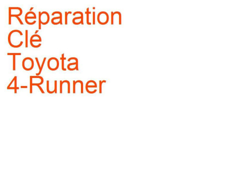 Clé Toyota 4-Runner (1984-1989)