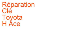 Clé Toyota H Ace 1 (1967-1977)