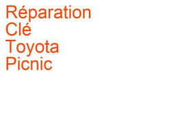Clé Toyota Picnic (1995-2001)