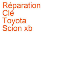 Clé Toyota Scion xb (2007-2015)