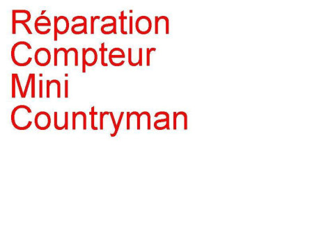 Compteur Mini Countryman (2010-2017) [R60]