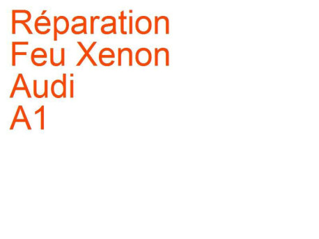 Feu Xenon Audi A1 (2010-2014) [8X] phase 1