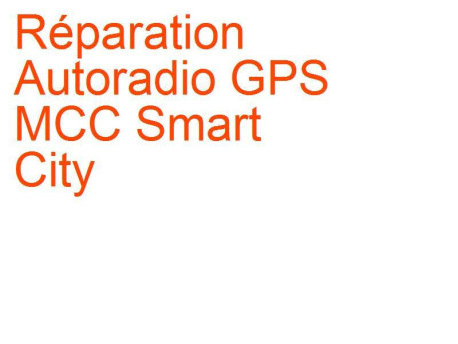 Autoradio GPS MCC Smart City (1997-2008)