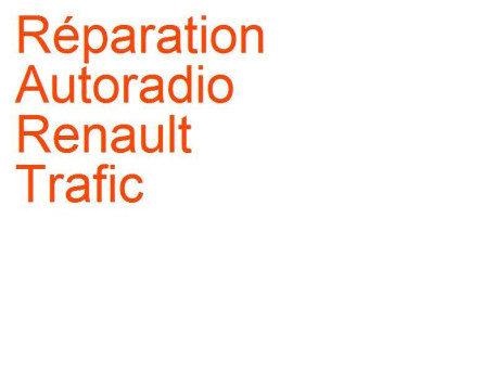 Autoradio Renault Trafic 2 (2006-2014) phase 2 Bosch 281158338RTY403