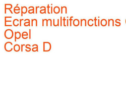 Ecran multifonctions CID Opel Corsa D (2006-2014)