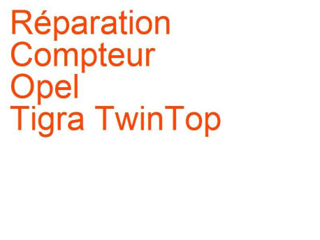 Compteur Opel Tigra TwinTop (2004-2009)