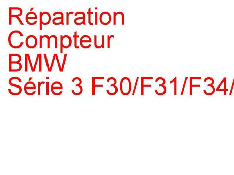 Compteur BMW Série 3 F30/F31/F34/F80 (2012-2018)