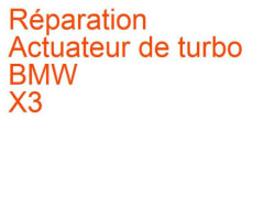 Actuateur de turbo BMW X3 (2004-2010) [E83]