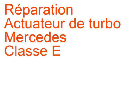 Actuateur de turbo Mercedes Classe E (2002-2009) [S211]
