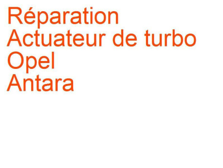 Actuateur de turbo Opel Antara (2006-2010) phase 1