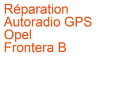 Autoradio GPS Opel Frontera B (1998-2004) Siemens NCDC