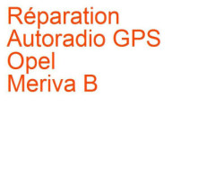 Autoradio GPS Opel Meriva B (2014-2017) phase 2 Siemens NCDC