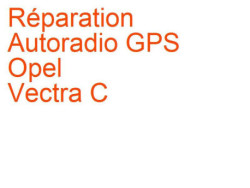 Autoradio GPS Opel Vectra C (2002-2005) phase 1 Siemens NCDC