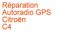 Autoradio GPS Citroën C4 2 (2010-2014) [B7] phase 1