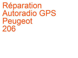 Autoradio GPS Peugeot 206 (2001-2009) phase 2 Clarion PU-2358