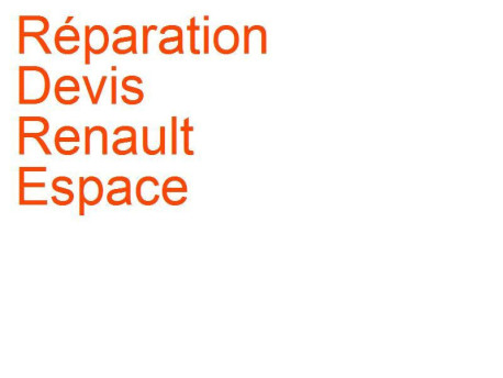 Devis Renault Espace 4 (2002-2006) phase 1