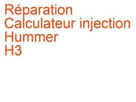 Calculateur injection Hummer H3 (2005-2010)