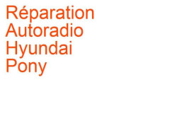 Autoradio Hyundai Pony 4 (1989-1995) [X-2]