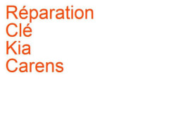 Clé Kia Carens 2 (2010-2013) phase 2