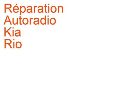 Autoradio Kia Rio 1 (2000-2005)
