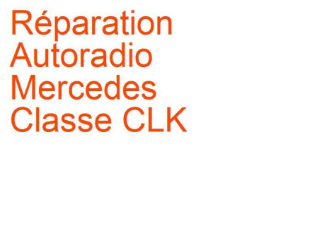 Autoradio Mercedes CLK W209, A209, (2002-2009) [C209]