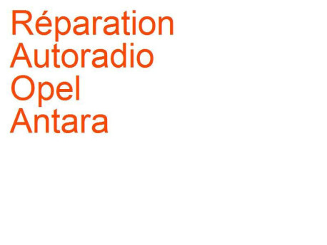Autoradio Opel Antara (2006-2010) phase 1