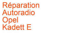 Autoradio Opel Kadett E (1984-1993)