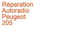 Autoradio Peugeot 205 (1987-1998) phase 2