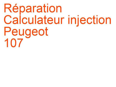 Calculateur injection Peugeot 107 (2005-2008) [P] phase 1
