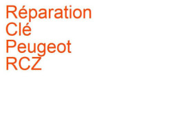 Clé Peugeot RCZ (2010-2013) phase 1