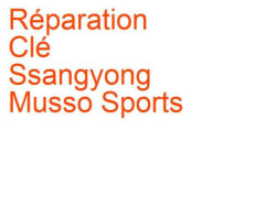 Clé Ssangyong Musso Sports (1993-2005)
