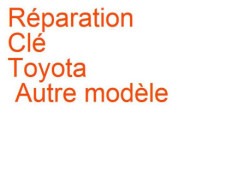 Clé Toyota Autre modèle
