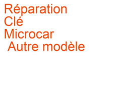 Clé Microcar Autre modèle
