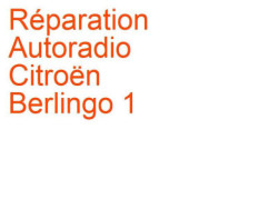 Autoradio Citroën Berlingo 1 (2002-2008) phase 2
