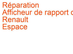 Afficheur de rapport de boite Renault Espace 3 (2000-2002) phase 2 Johnson Controls (JCAE)