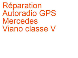 Autoradio GPS Mercedes Viano classe V (2004-) [W639]
