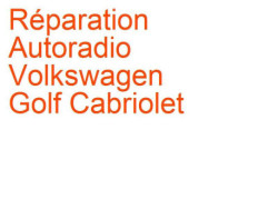 Autoradio Volkswagen Golf Cabriolet 4 (1997-2002) phase 1