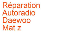 Autoradio Daewoo Mat z 1 (1998-2005)