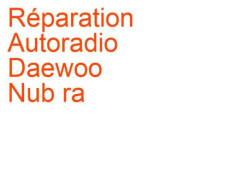 Autoradio Daewoo Nub ra 1 (1997-2003) [J100]