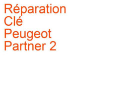 Clé Peugeot Partner 2 (2008-2012) [B9] phase 1