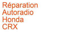 Autoradio Honda CRX (1983-1986) [AF/AS] phase 1
